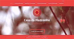 Desktop Screenshot of casadomedronho.com